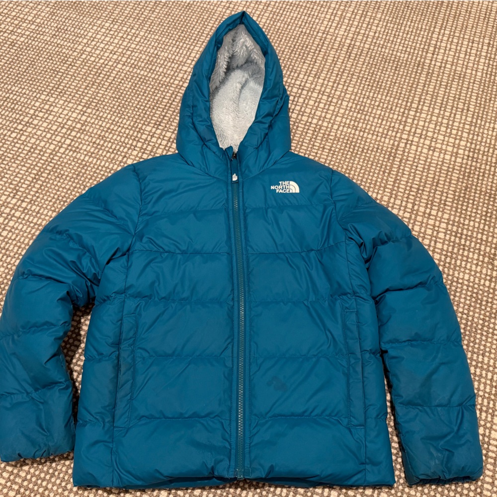 The North Face Kids Teal Puffer Jacket